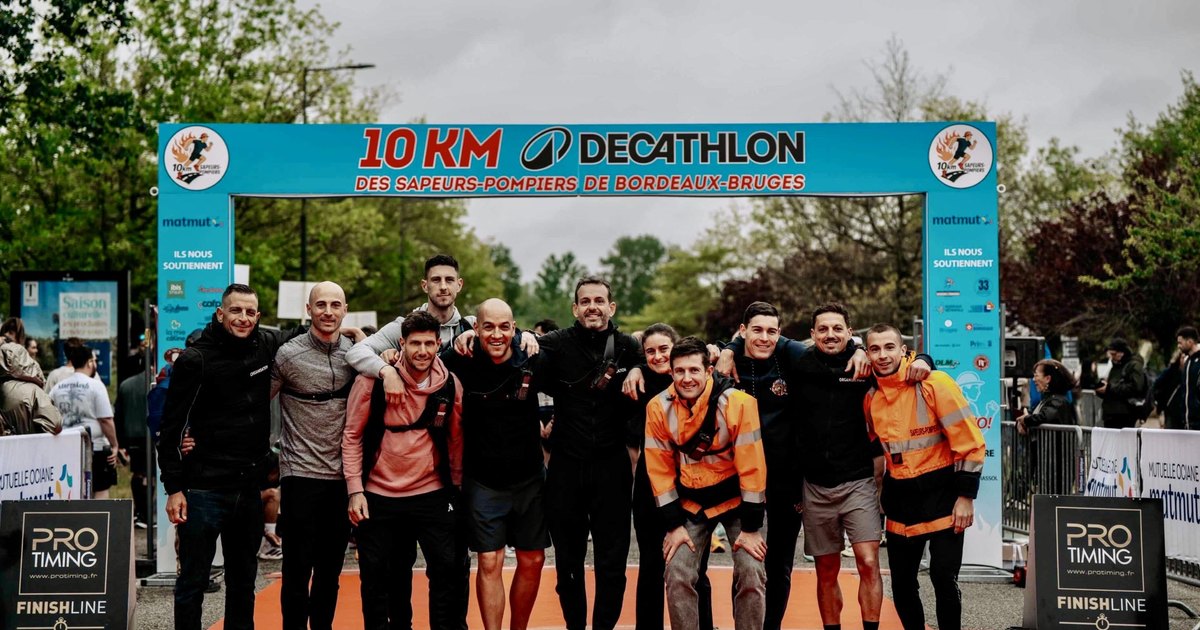 10km Décathlon des Sapeurs Pompiers de Bordeaux-Bruges